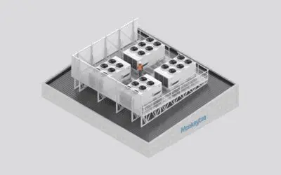 Purlin-Mounted Mesh Plant Platform (340mm high)