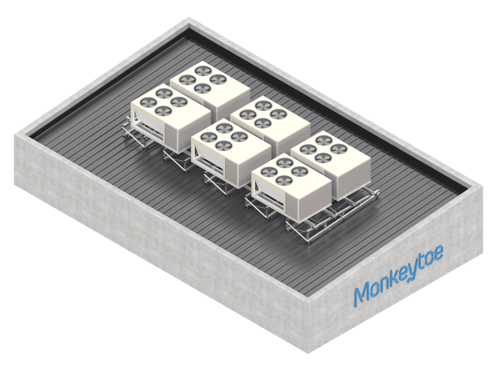 Purlin Mounted Skeletal Platform