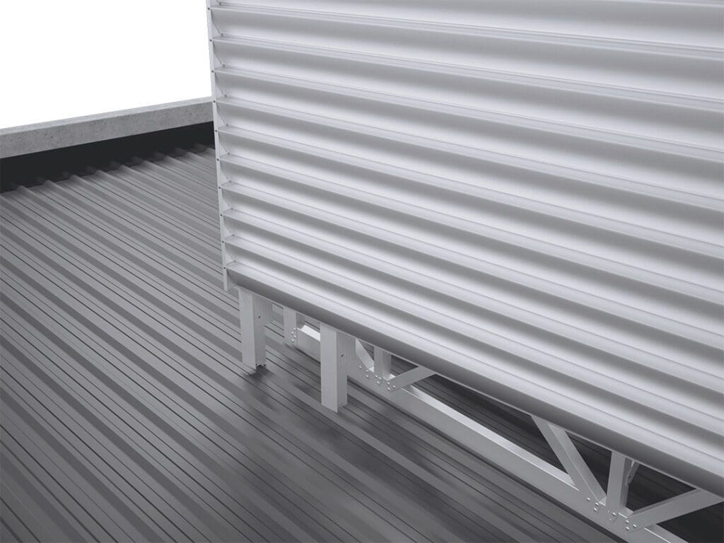 product Monkeytoe HushMonkey Louvre-look Acoustic Barrier